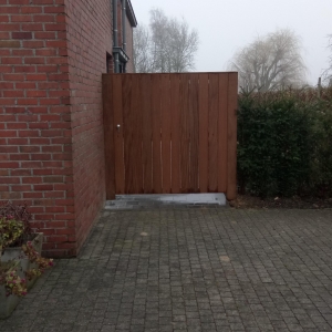 houten poorten zonder kader